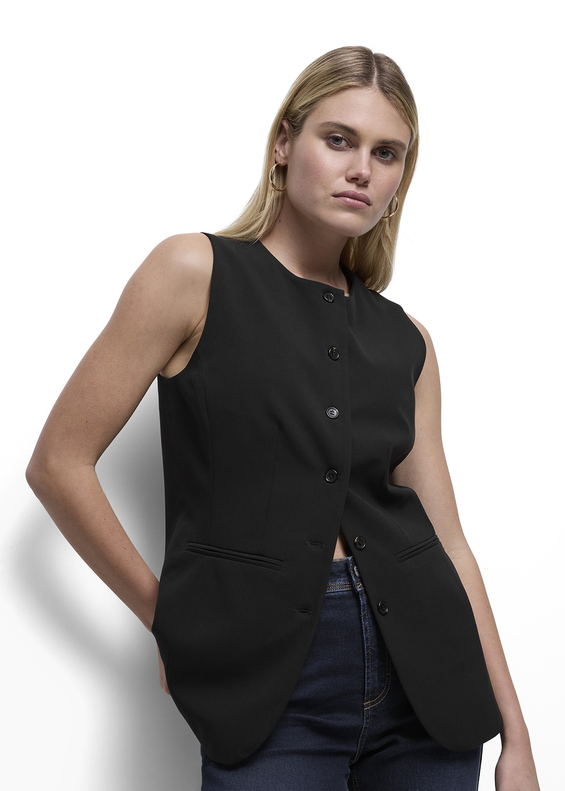 Viscose Blend Waistcoat
