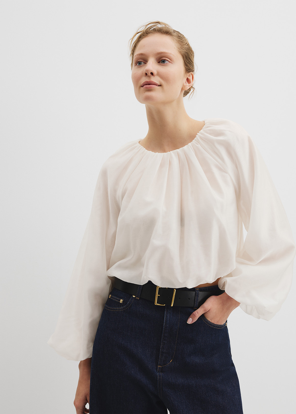 Voluminous Soft Blouse