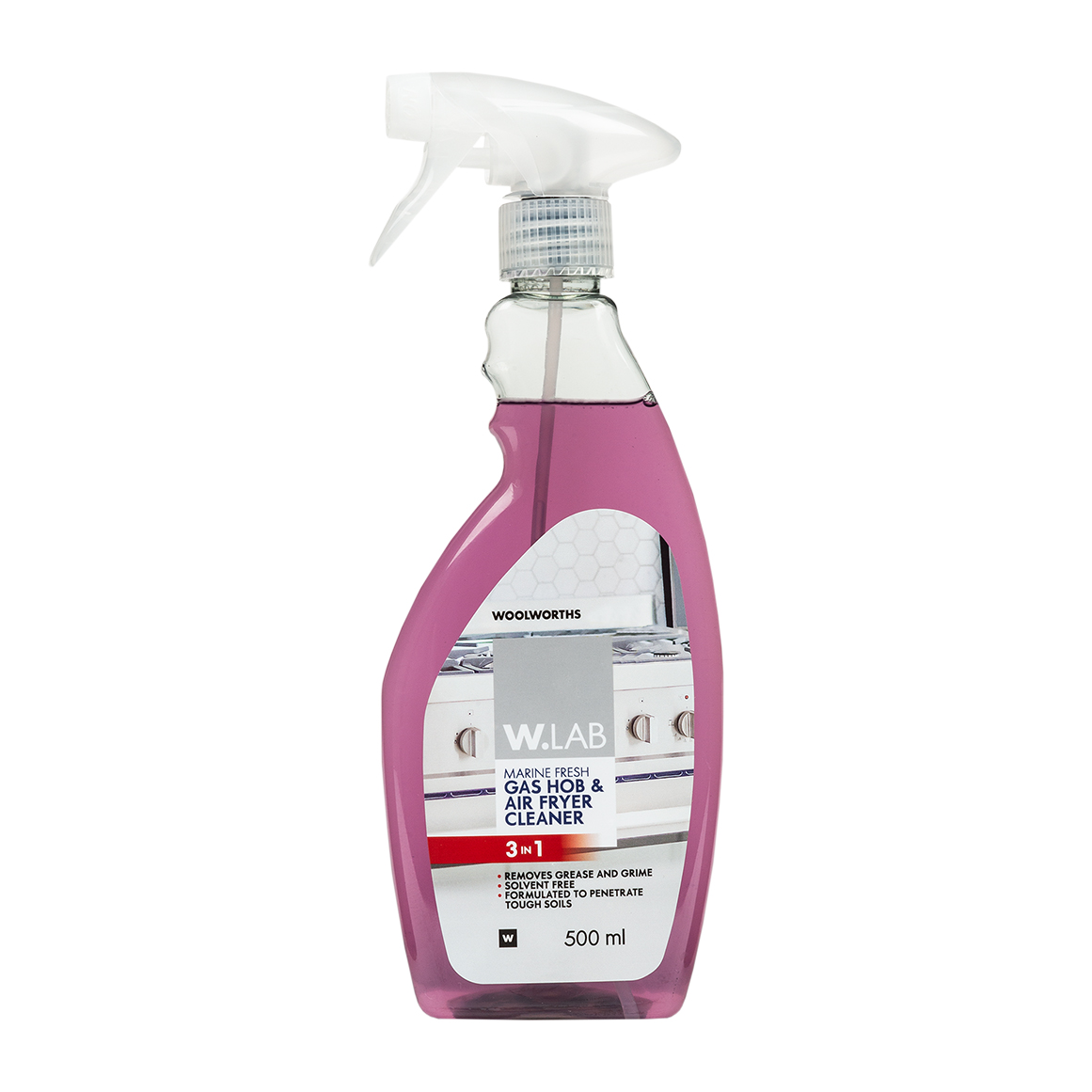 W.Lab 3 in 1 Marine Fresh Gas, Hob and Air Fryer Cleaner 500 ml