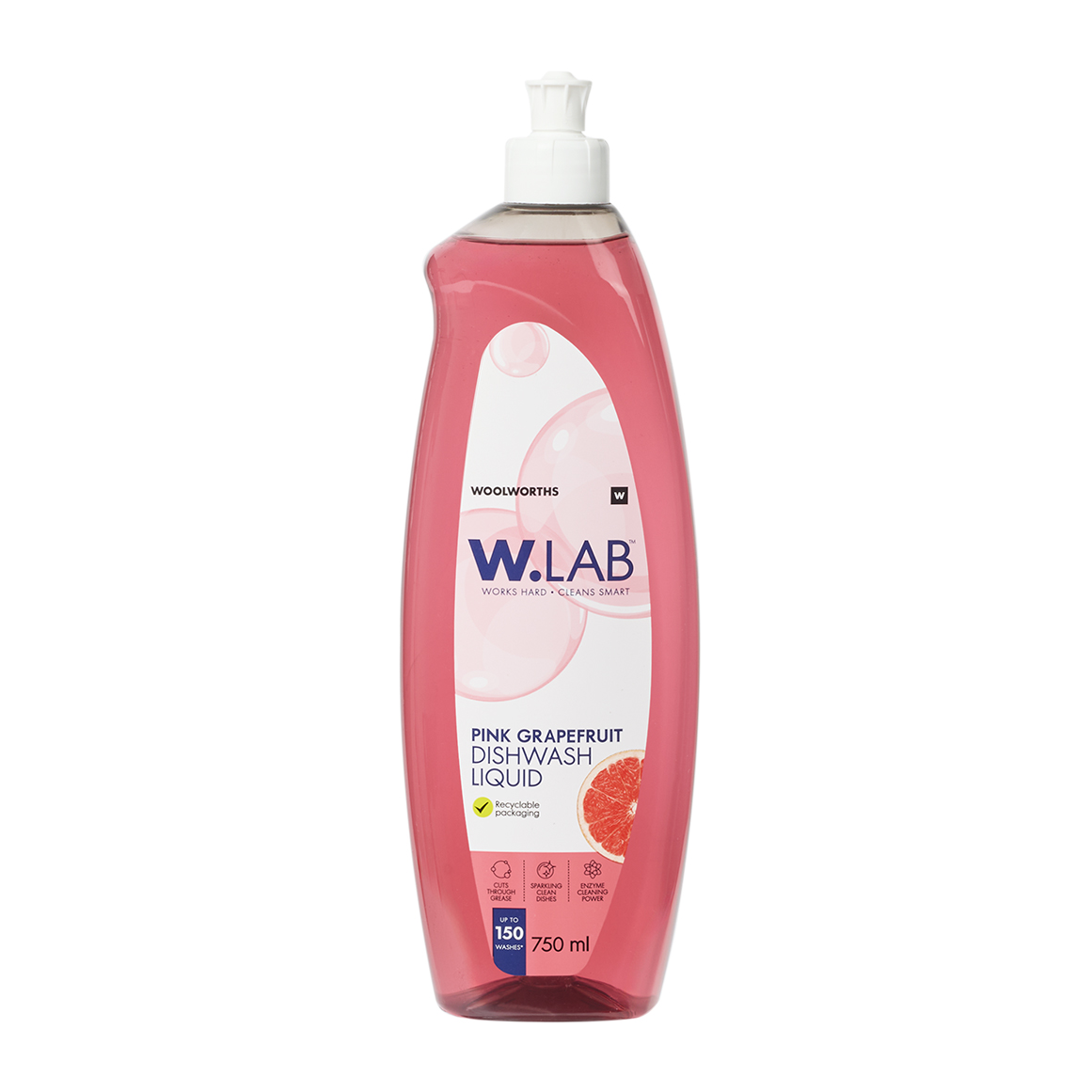 W.Lab 3 in 1 Pink Grapefruit Dishwash Liquid 750 ml