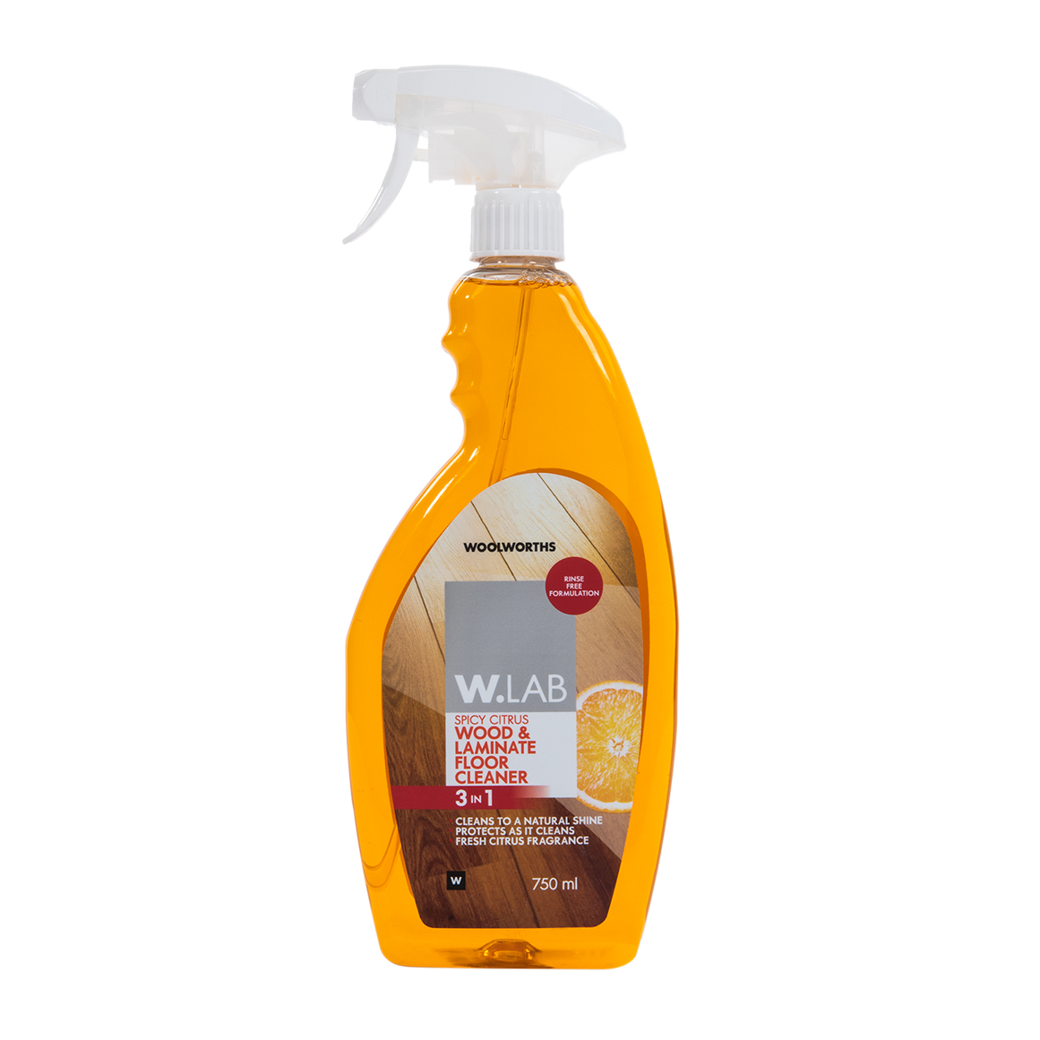 W.Lab 3-in-1 Spicy Citrus Wood and Laminate Cleaner 750 ml