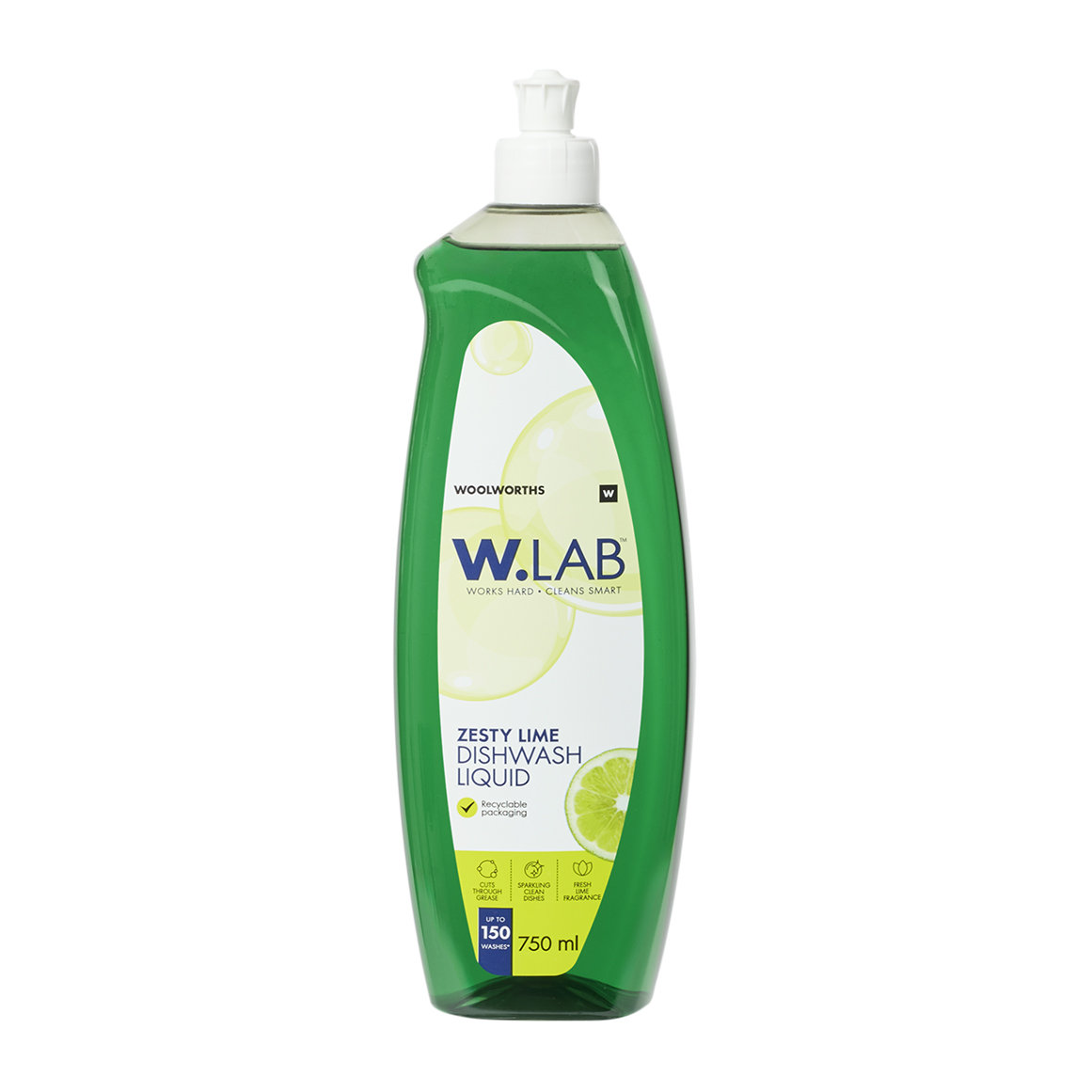 W.Lab Zesty Lime Dishwash Liquid 750 ml