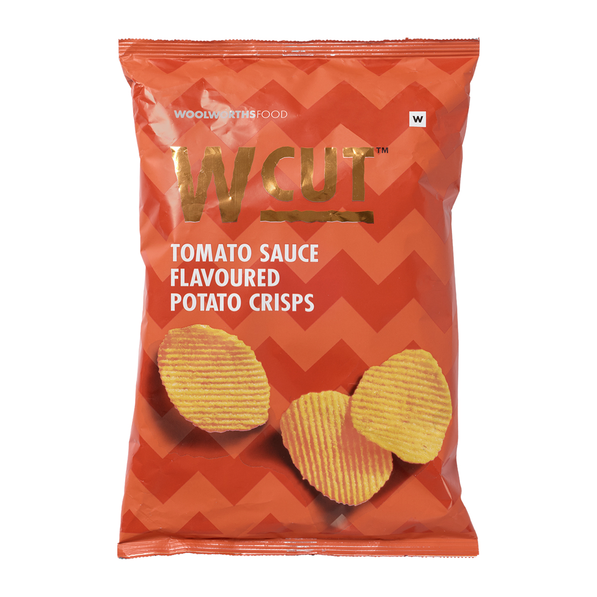 WCUT™ Tomato Sauce Flavoured Potato Crisps 125 g