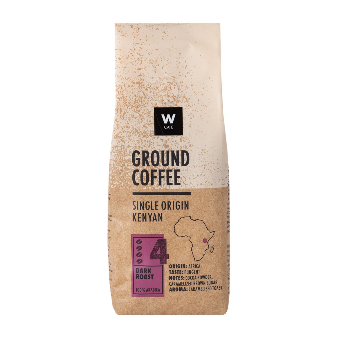 WCafe Single Origin Kenyan Ground Coffee 250 g