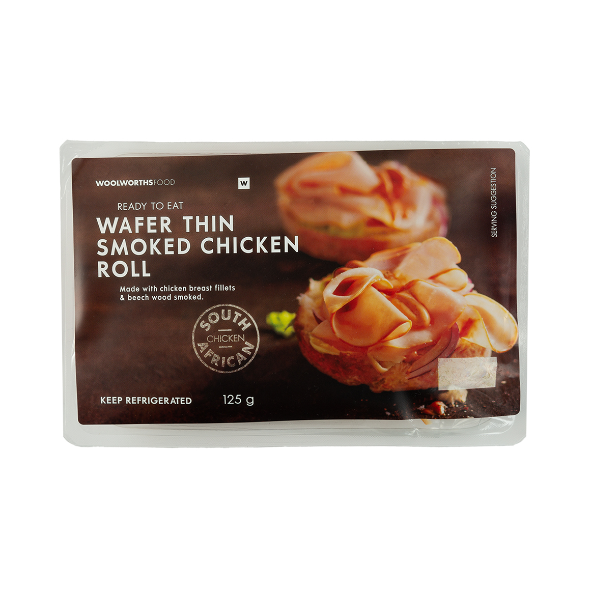 Wafer Thin Sliced Smoked Chicken Roll 125 g