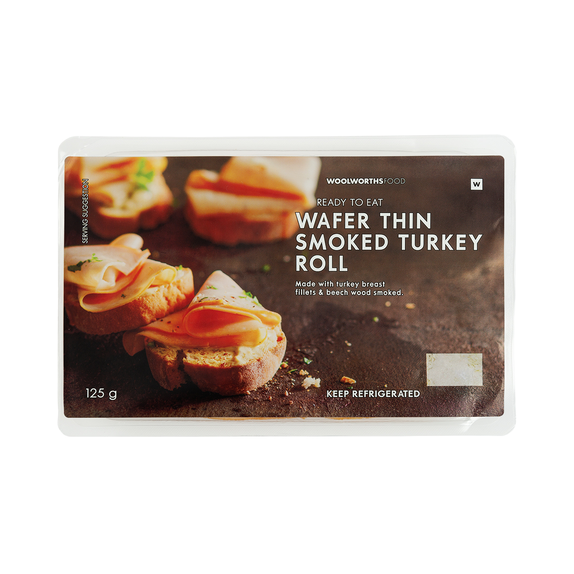 Wafer Thin Sliced Smoked Turkey Roll 125 g