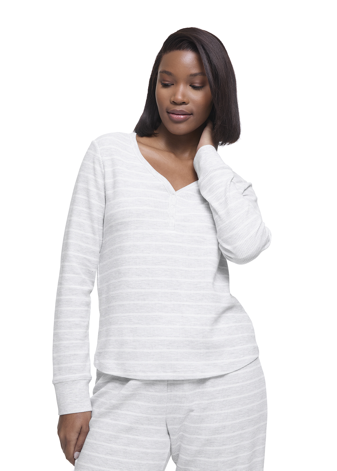 Waffle Henley Sleep T-shirt