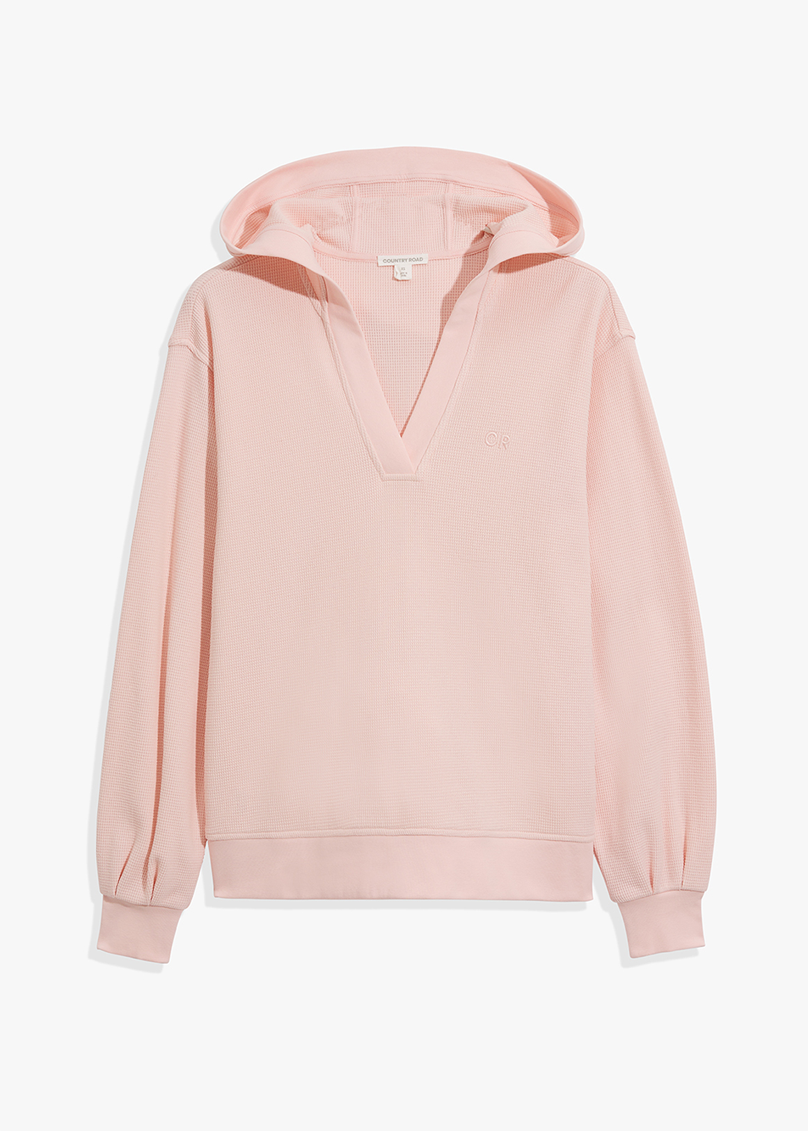 Waffle Lounge Hooded Knit | Woolworths.co.za