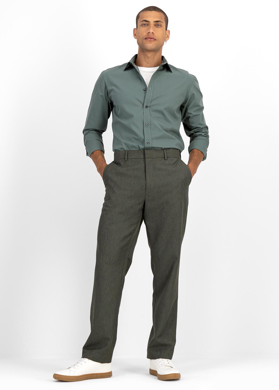 Waist-ease Flat Front Trousers