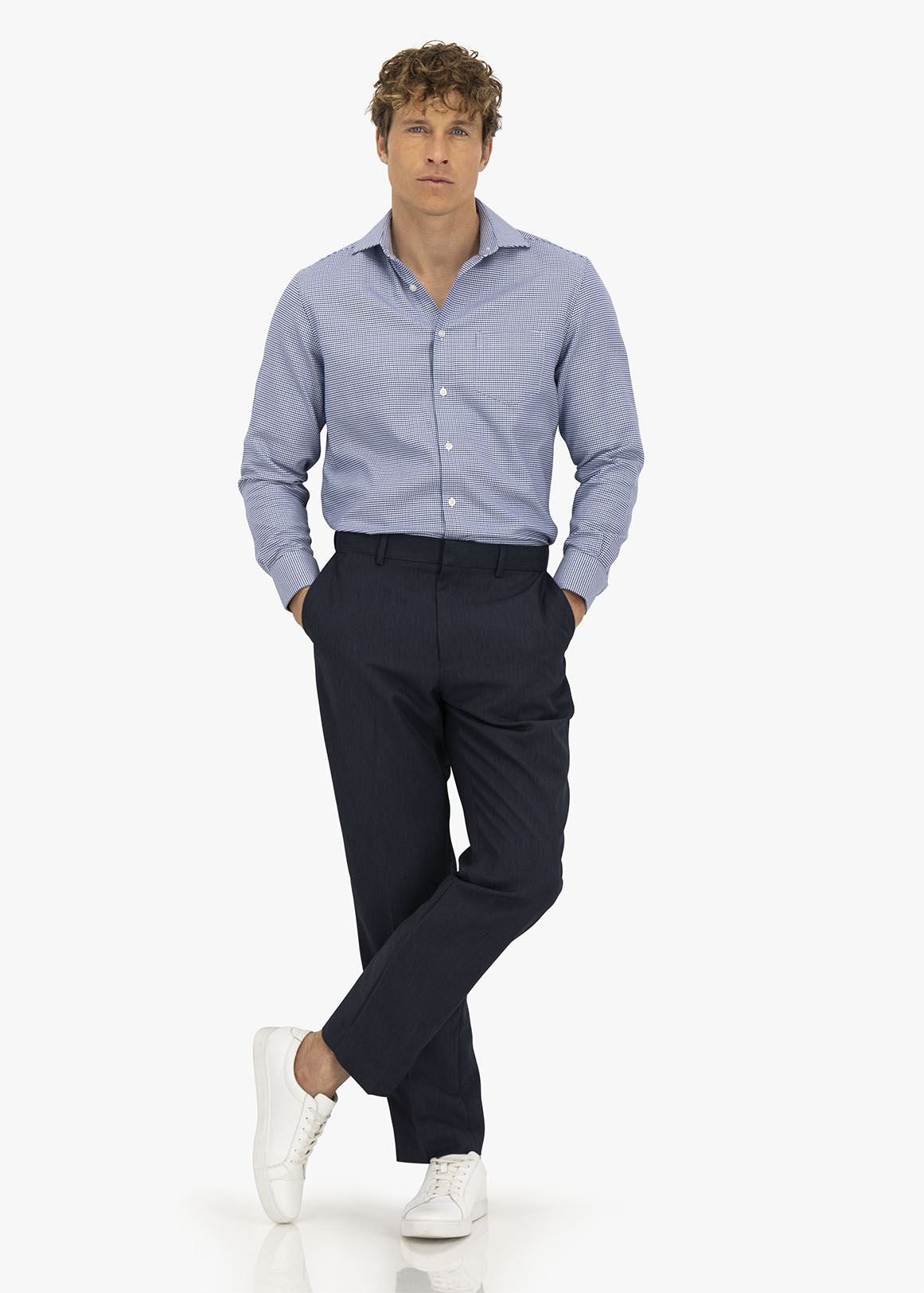 Waist-ease Flat Front Trousers | Woolworths.co.za