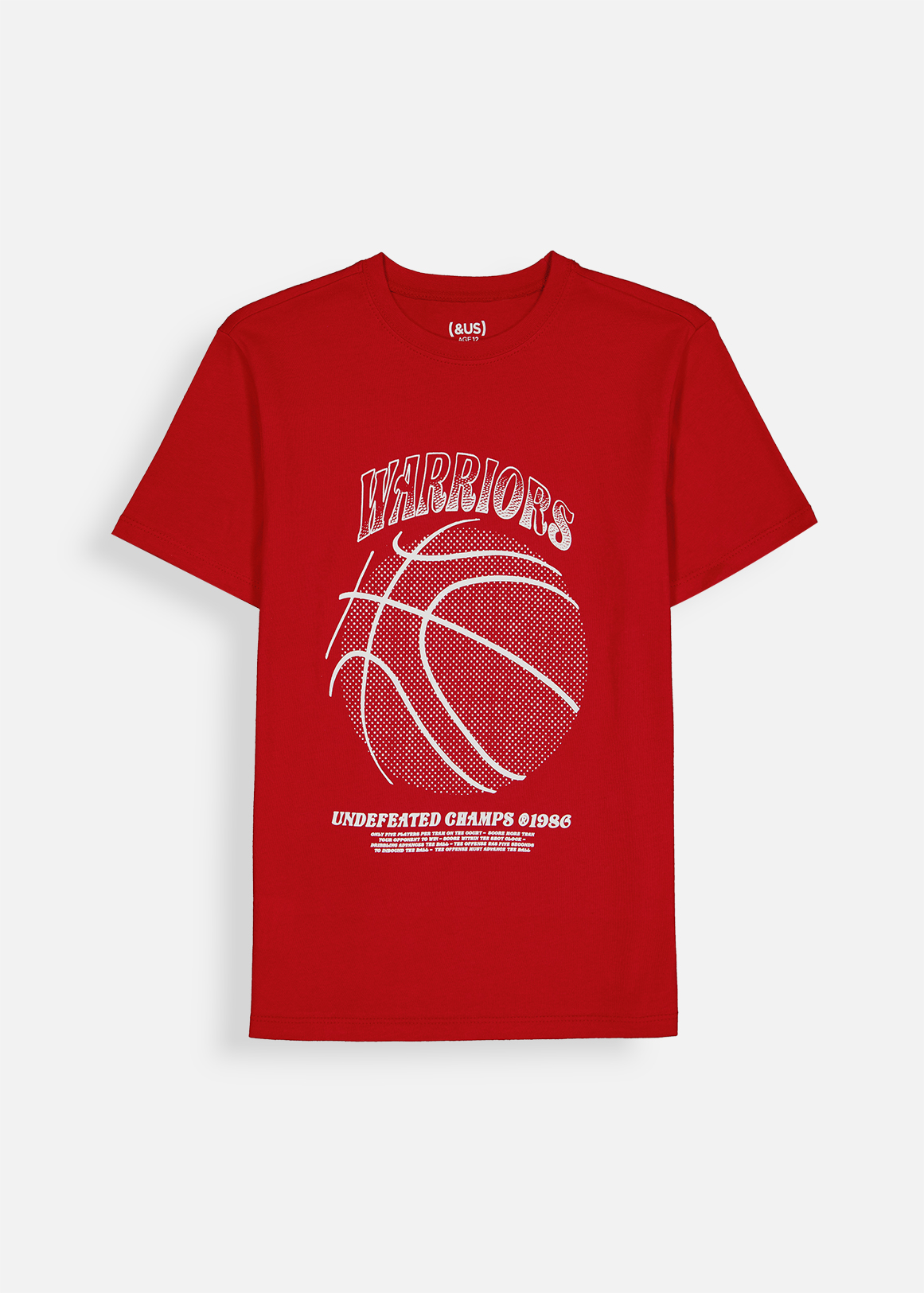Warriors Basketball Cotton T-shirt | Woolworths.co.za