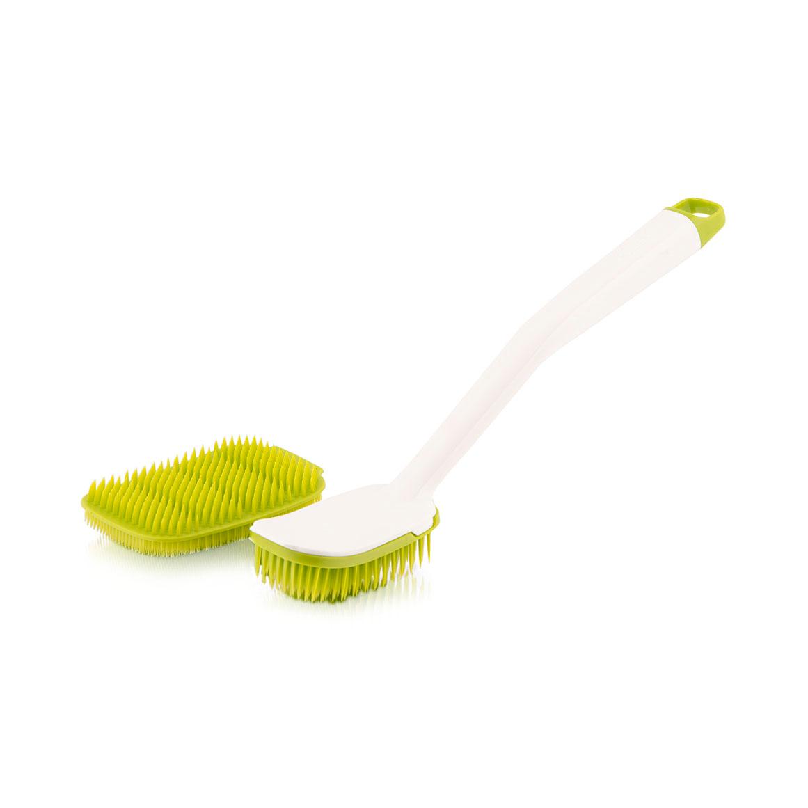 Joseph Joseph CleanTech Dish Brush with Replacement Head - Green