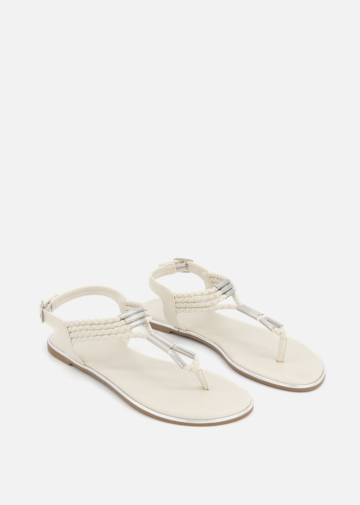 Weave Metal Trim Slingback Sandals | Woolworths.co.za