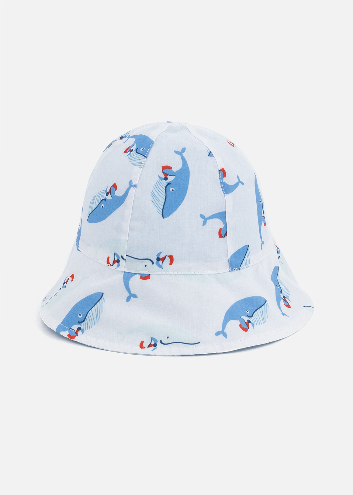 Whale Print Wide Brim Bucket Hat | Woolworths.co.za