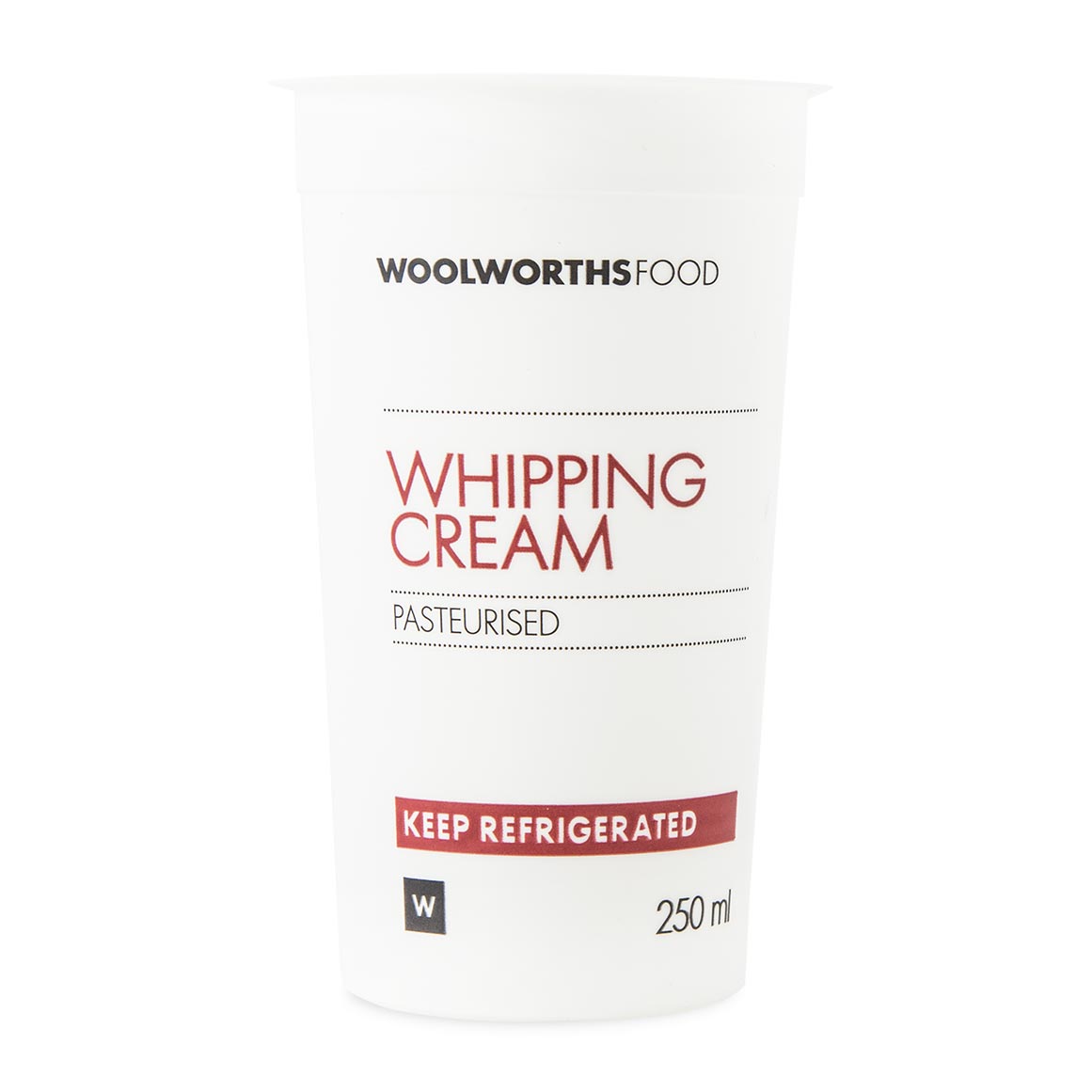 Whipping Cream 250 ml Woolworths.co.za