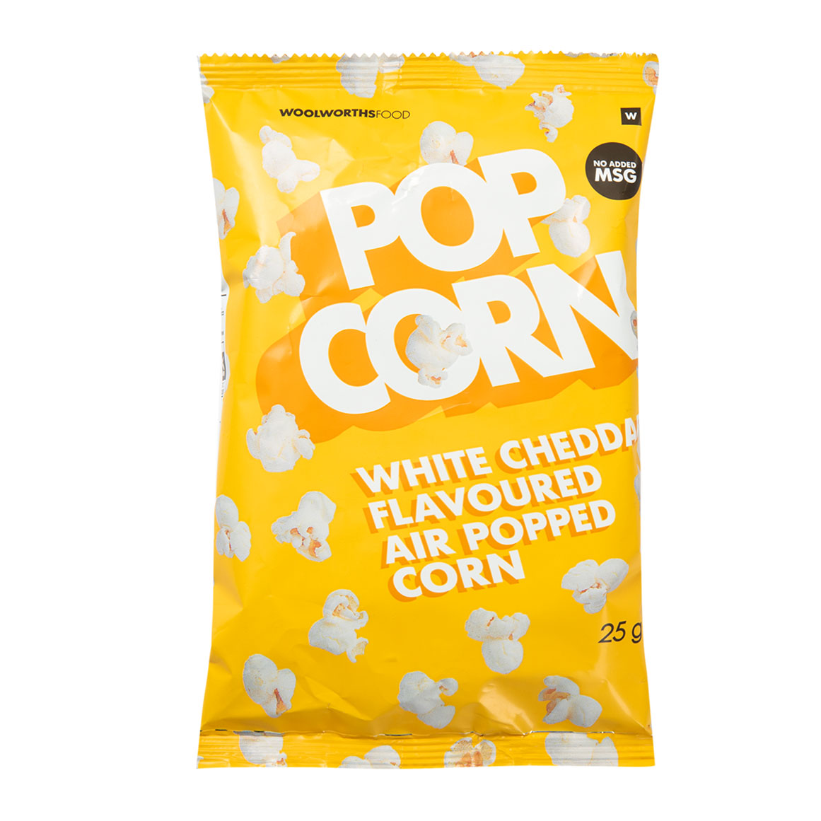 White Cheddar Flavoured Air Popped Corn 25 g