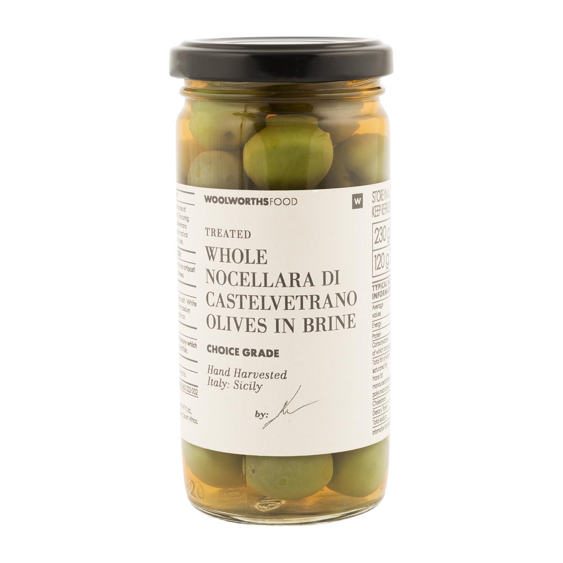 Whole Nocellara Di Castelvetrano Olives in Brine 230 g Woolworths.co.za