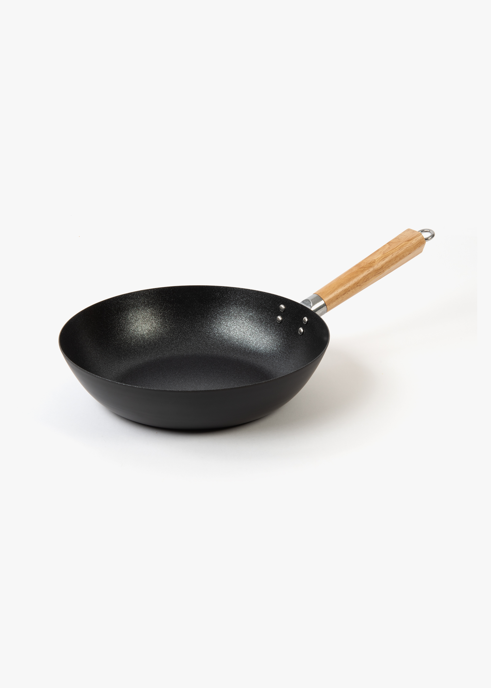 Wooden Handle Non-Stick Wok 30cm