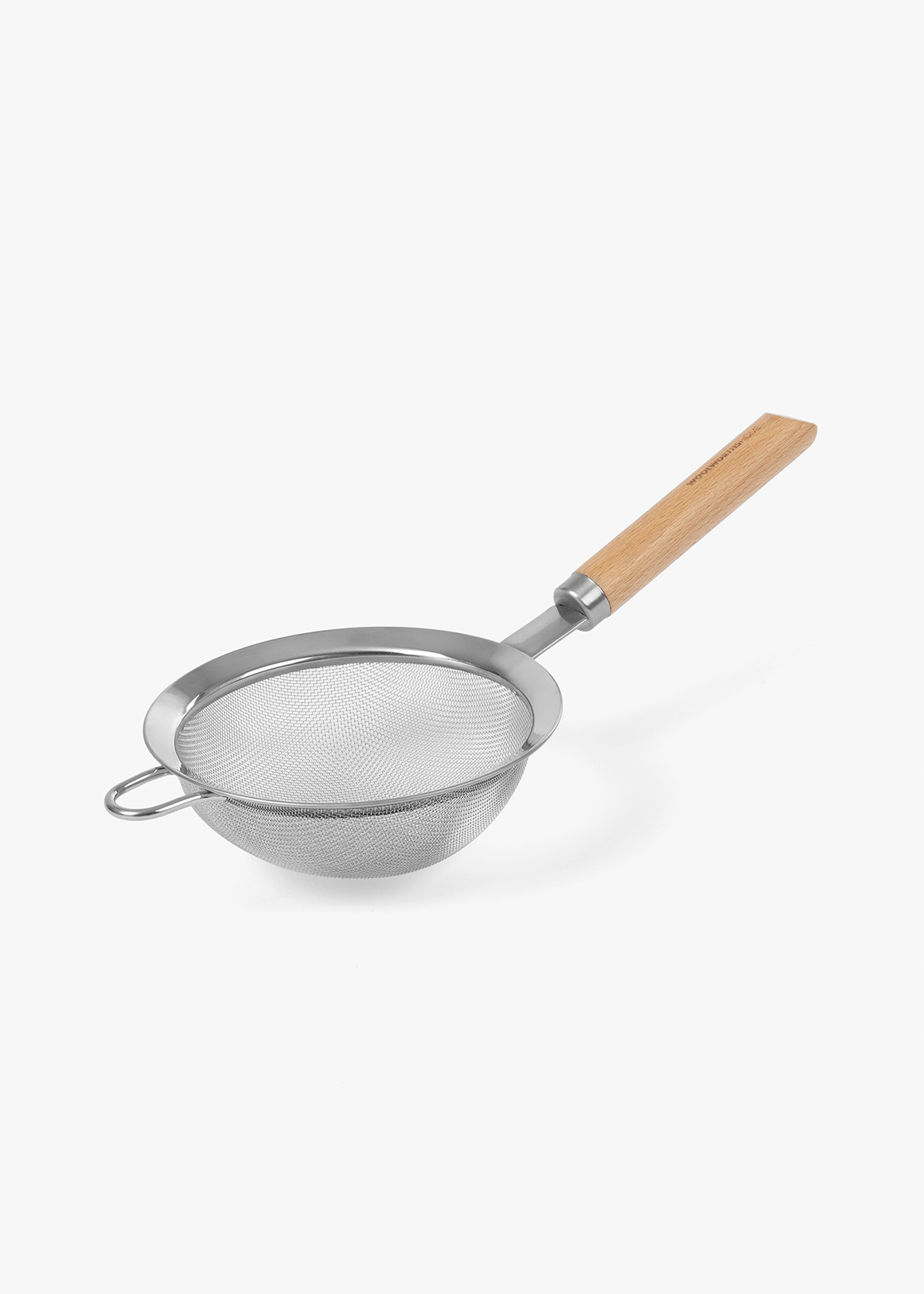 Wooden Handle Stainless Steel Round Sieve 20cm