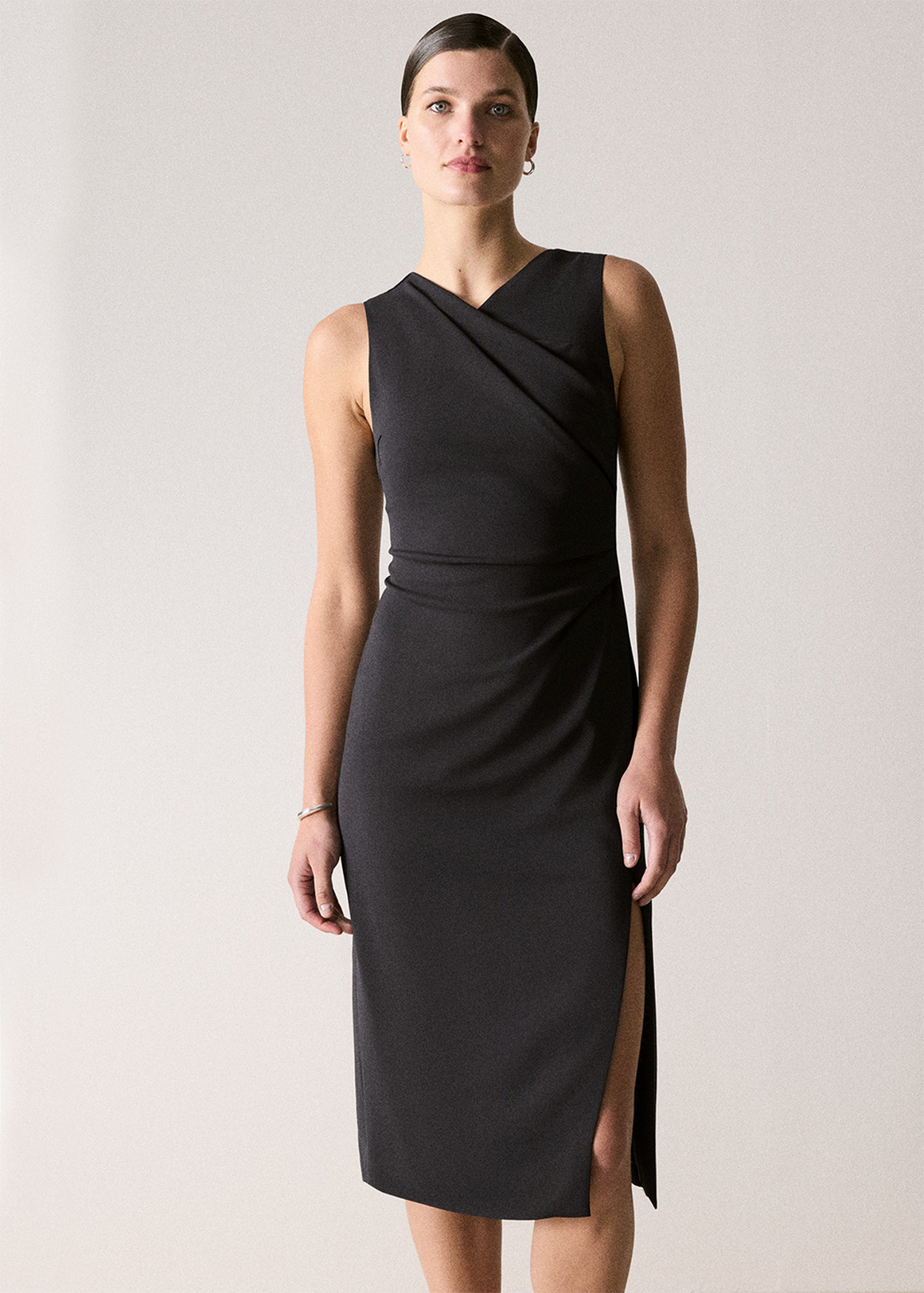 Wrap Effect Midi Dress | Woolworths.co.za
