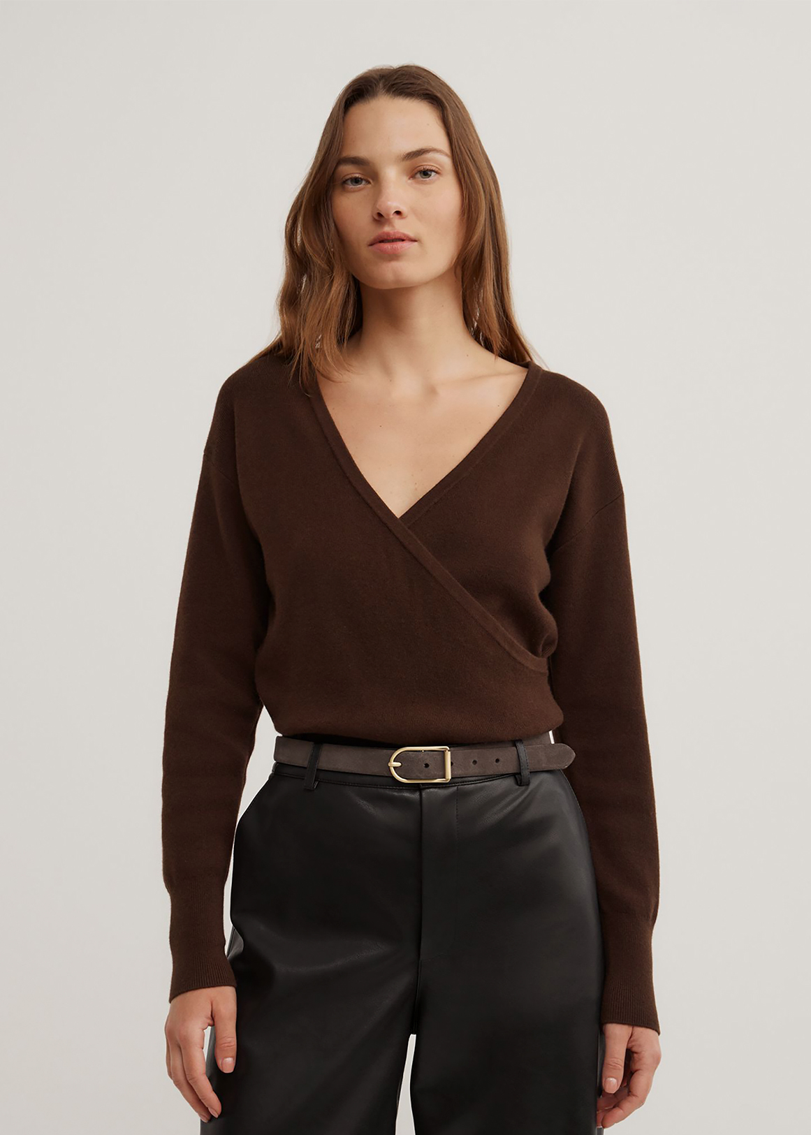Wrap Front Knit