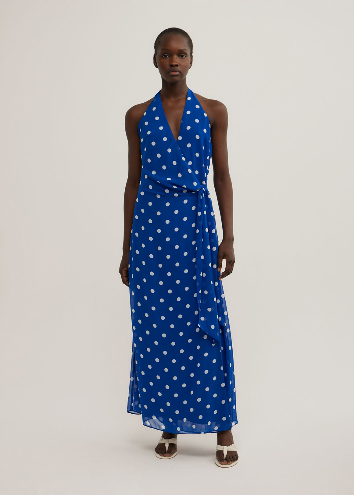 Wrap Halter Dress