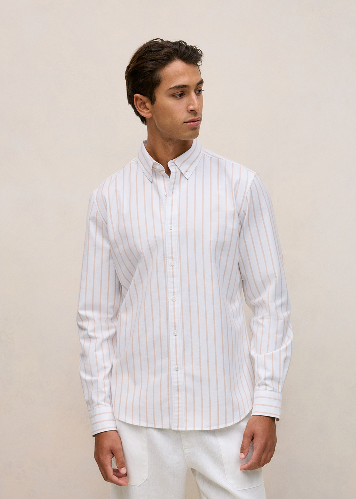 Yard Stripe Oxford Long Sleeve Shirt