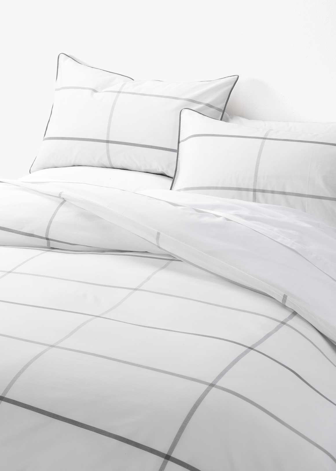 Yarn Dye Check Cotton Duvet Cover Set Woolworths.co.za