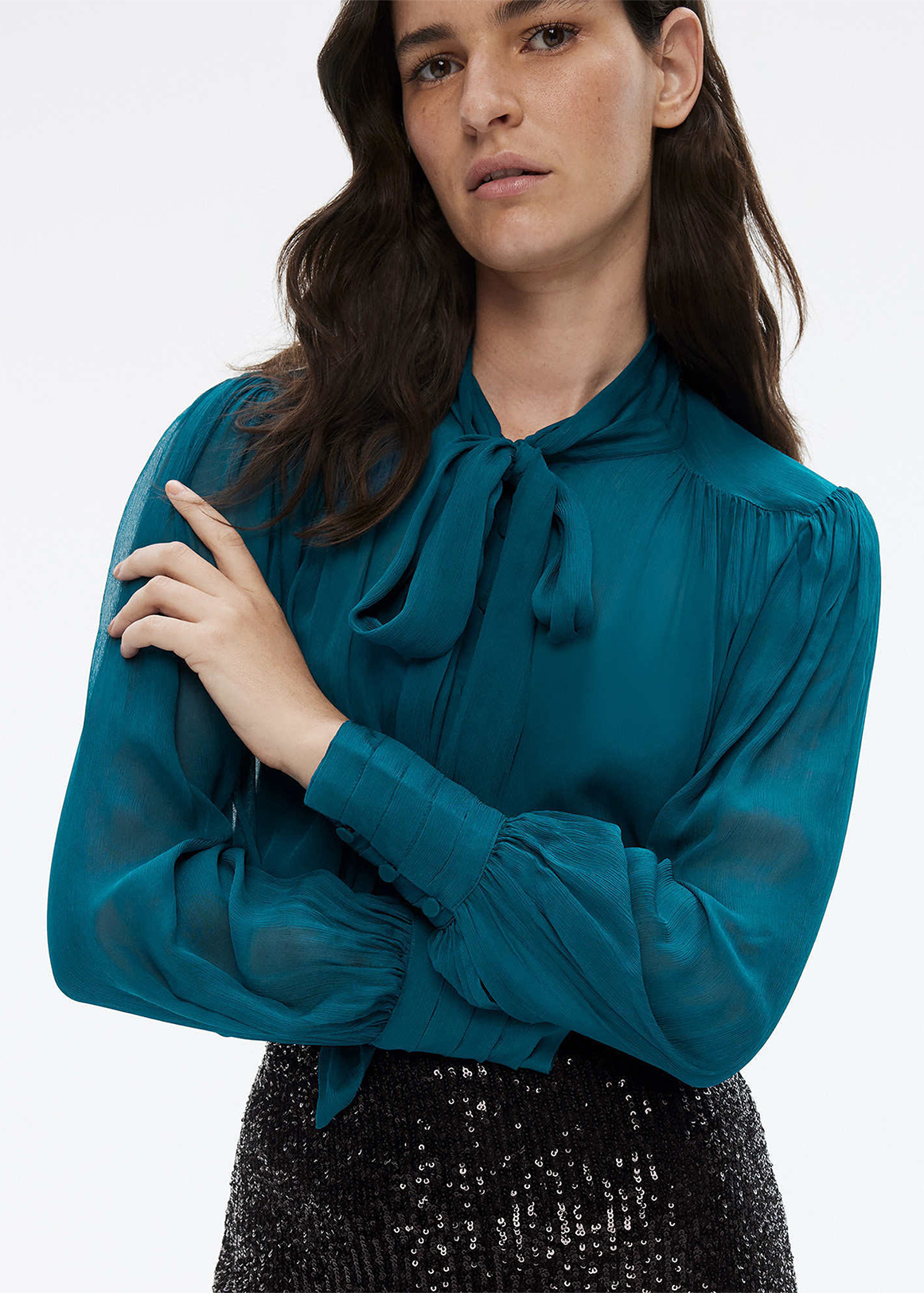 Yoryu Pussybow Blouse | Woolworths.co.za