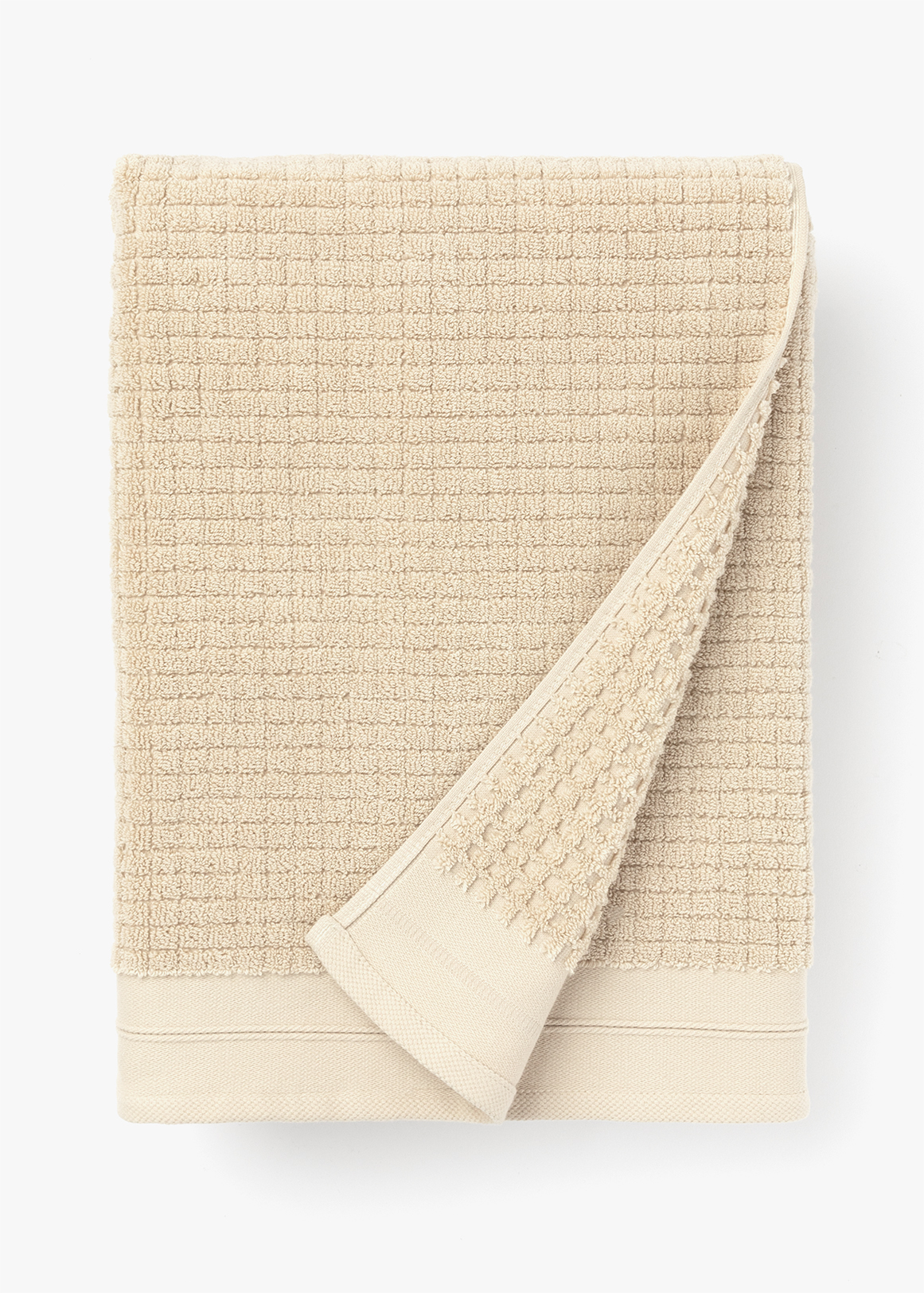 Zero Twist Textured Cotton Bath Towel with Antibacterial Finish