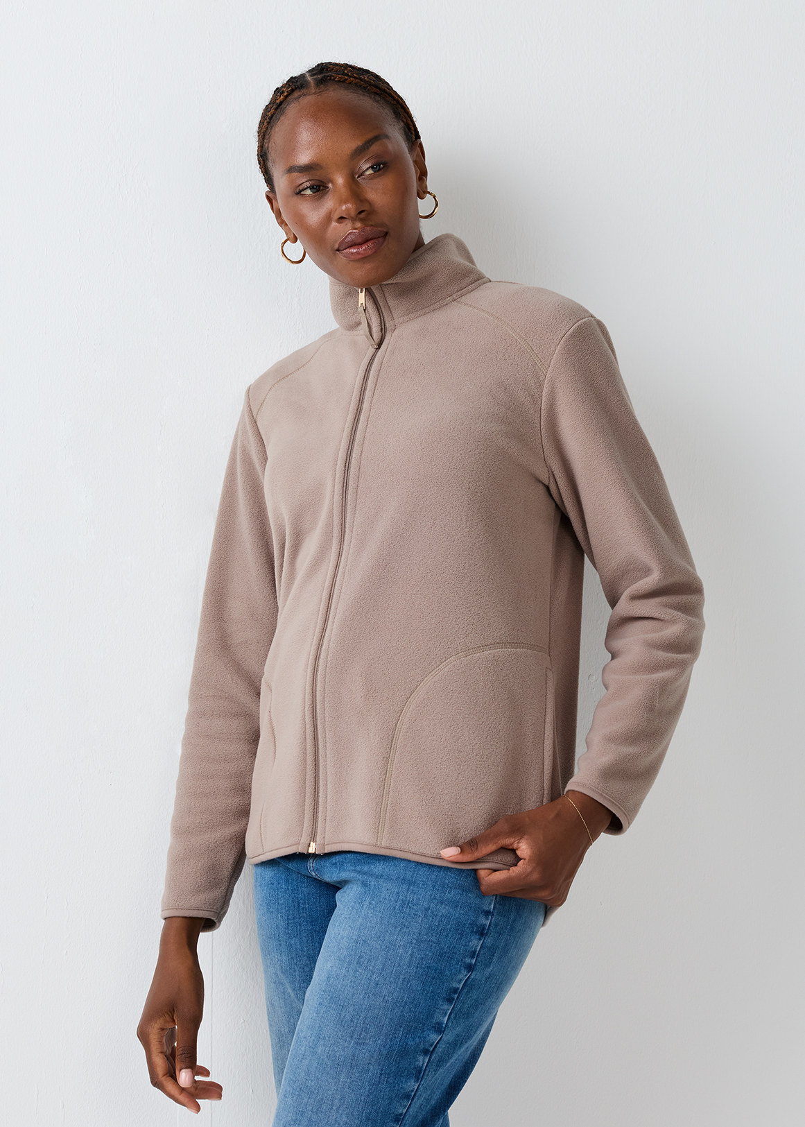 Zipped Fleece Jacket
