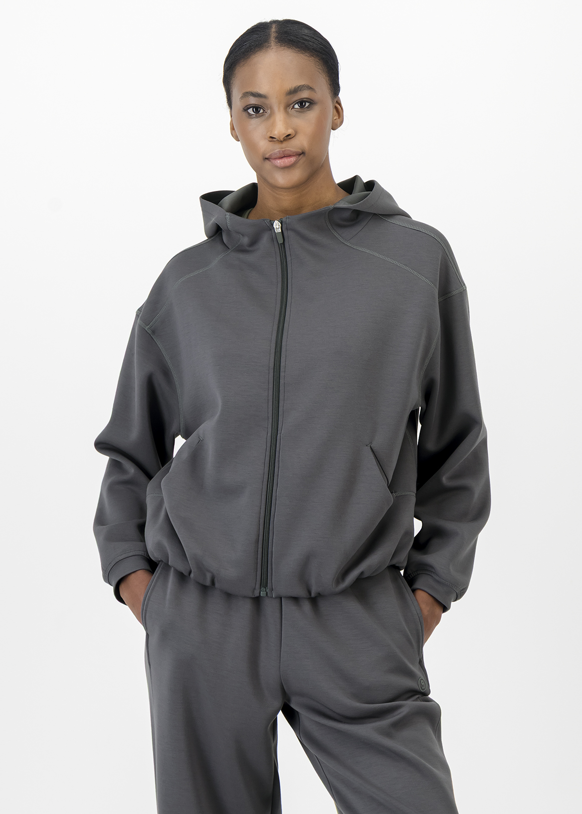 Zipped Scuba Hoodie
