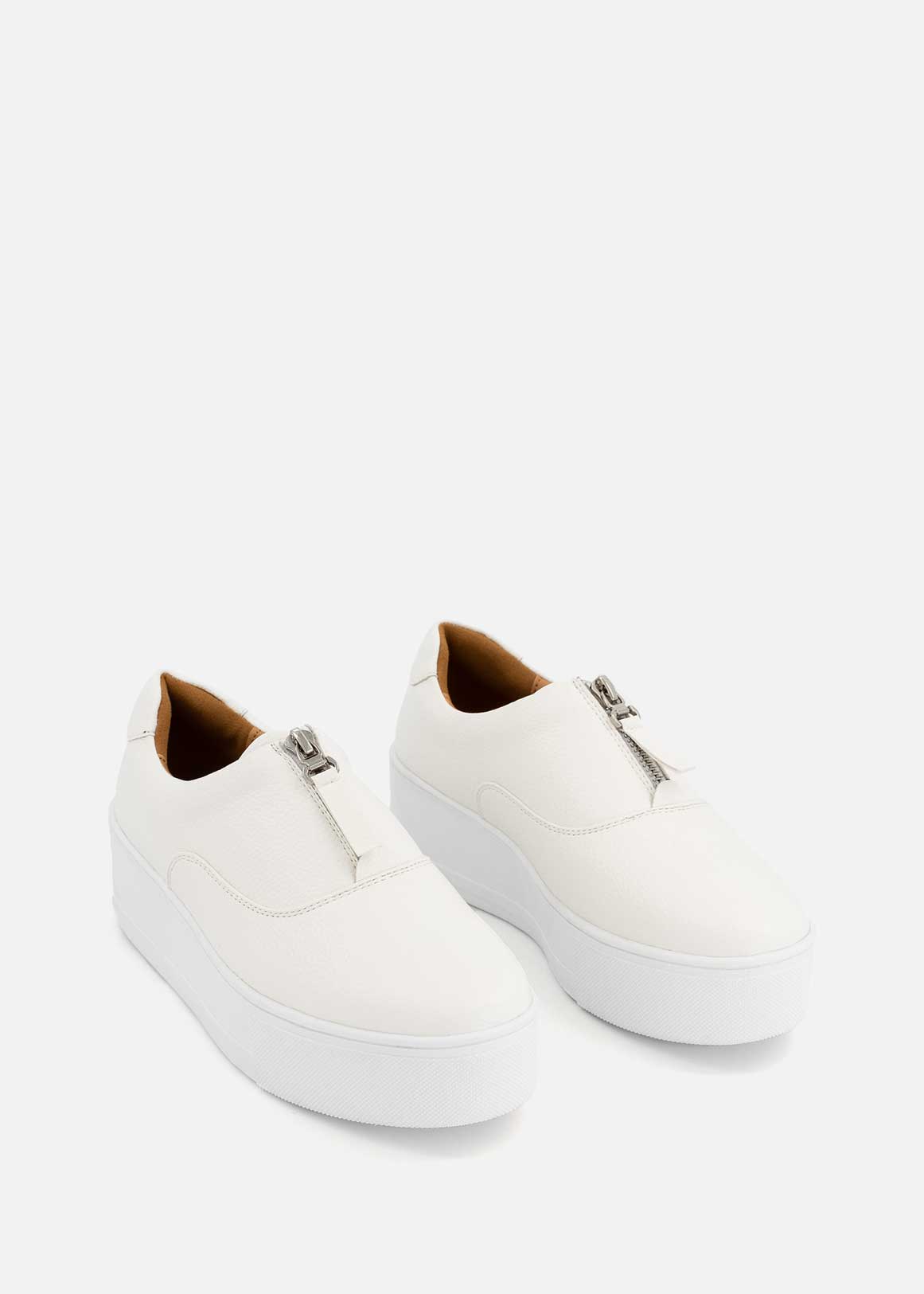 Zipped Slip-on Platform Sneakers | Woolworths.co.za