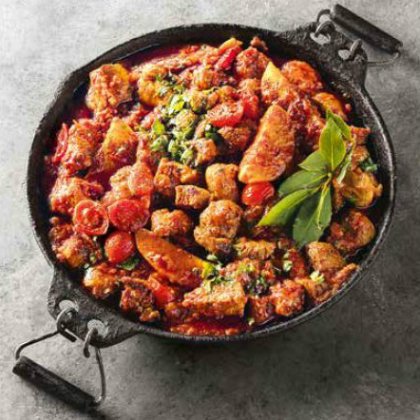Pork tomato bredie 