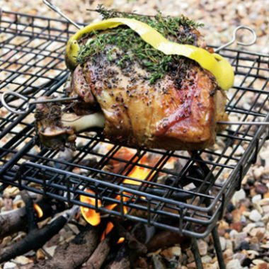 Slow roasted barbeque infused lamb